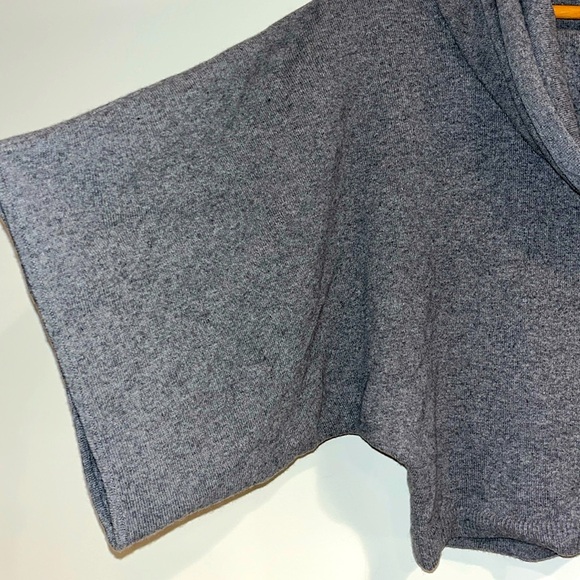 LAFAYETTE 148 NY Kimono Cowl Neck Wool Cashmere Pullover Sweater Short Sleeve - Picture 4 of 6